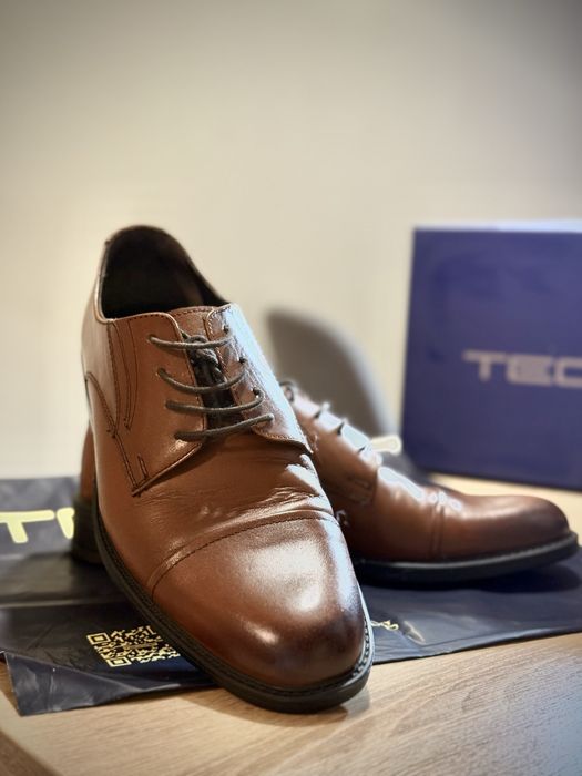 Мъжки официални обувки Teodor естествена кожа