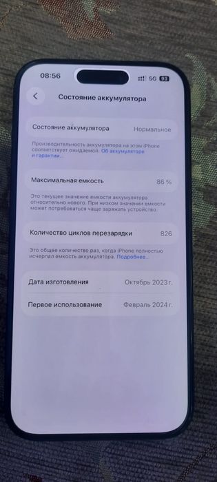 iPhone 15pro 128Gb sim/e-sim