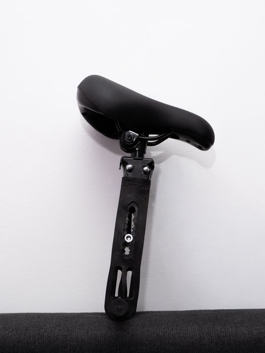 Scaun bicicletă pentru copii, montare pe cadru (cu ghidon și accesorii) – Ca nou