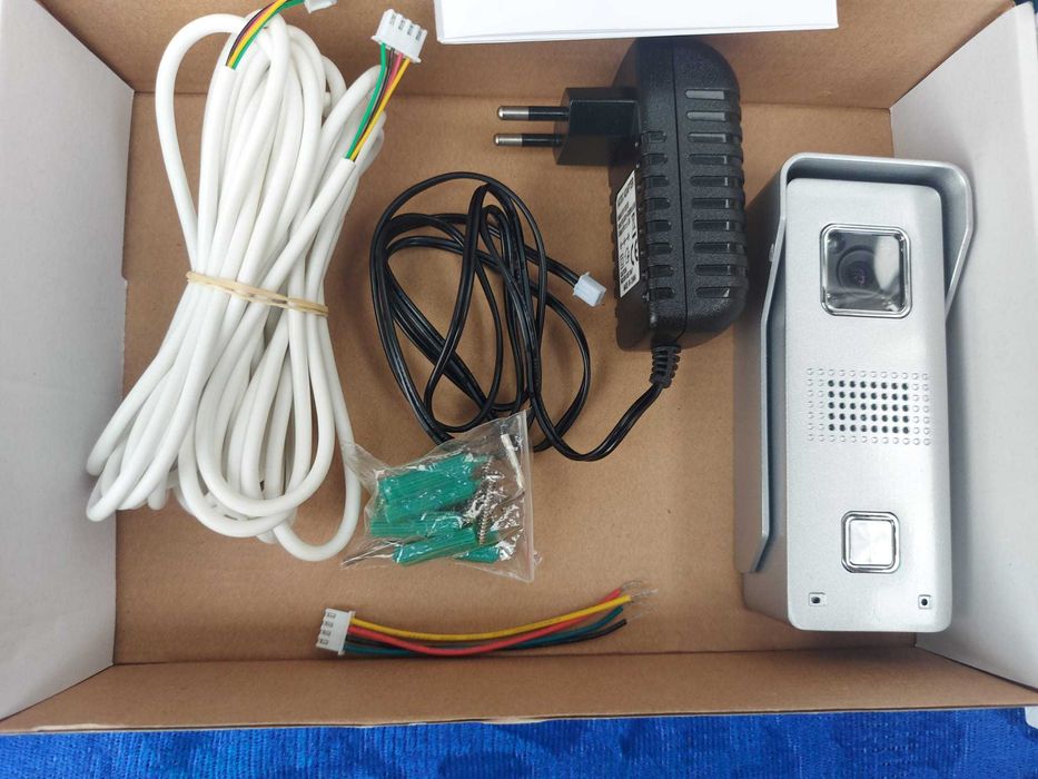 Video interfon Home, ecran diagonala 7" display color, alb