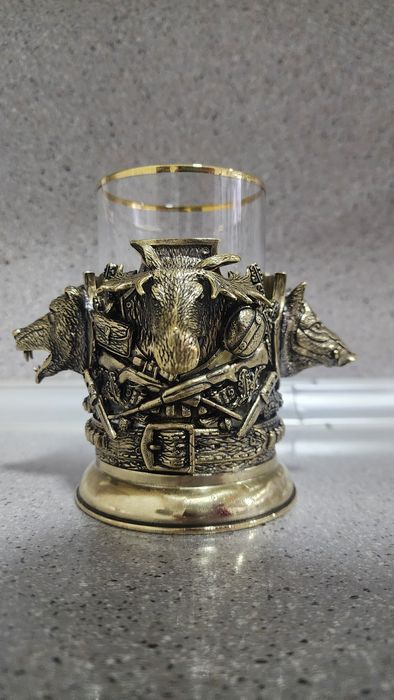 Новый подстаканник стиль "Охота"