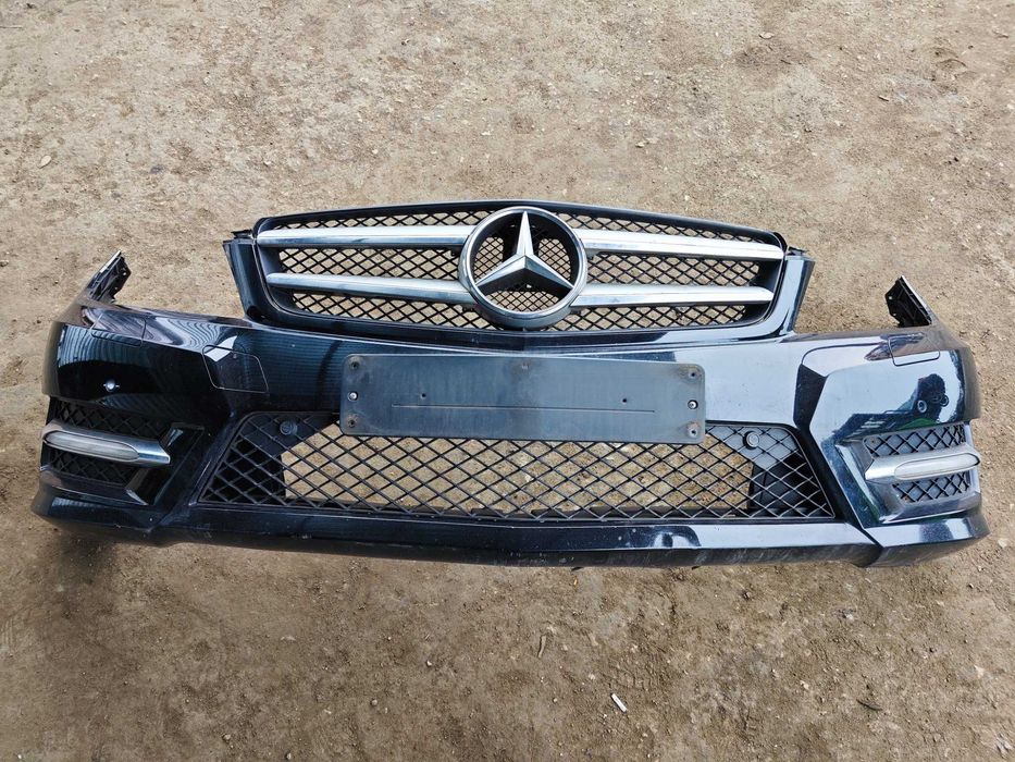 ТОП! Предна броня AMG Facelift Mercedes W204 C Class Coupe Седан Комби