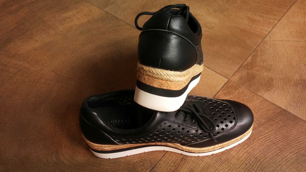 ARMANI JEANS Real Leather Размер EUR 38 / UK 5 дамски еспадрили 116-13-S