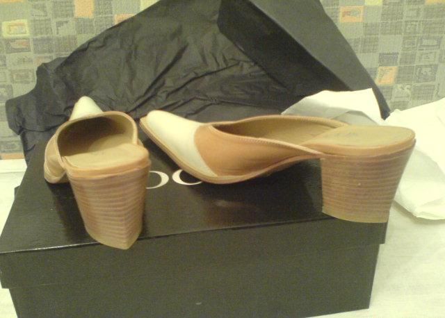 Papuci / saboti scoop, made Italia, noi, integral piele, 36