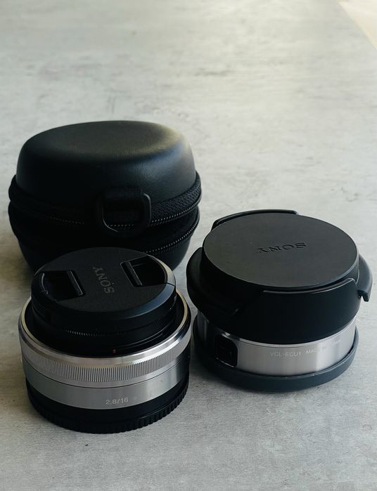 Sony 16mm 2.8f. + VCL-ECU1 converter x0.75