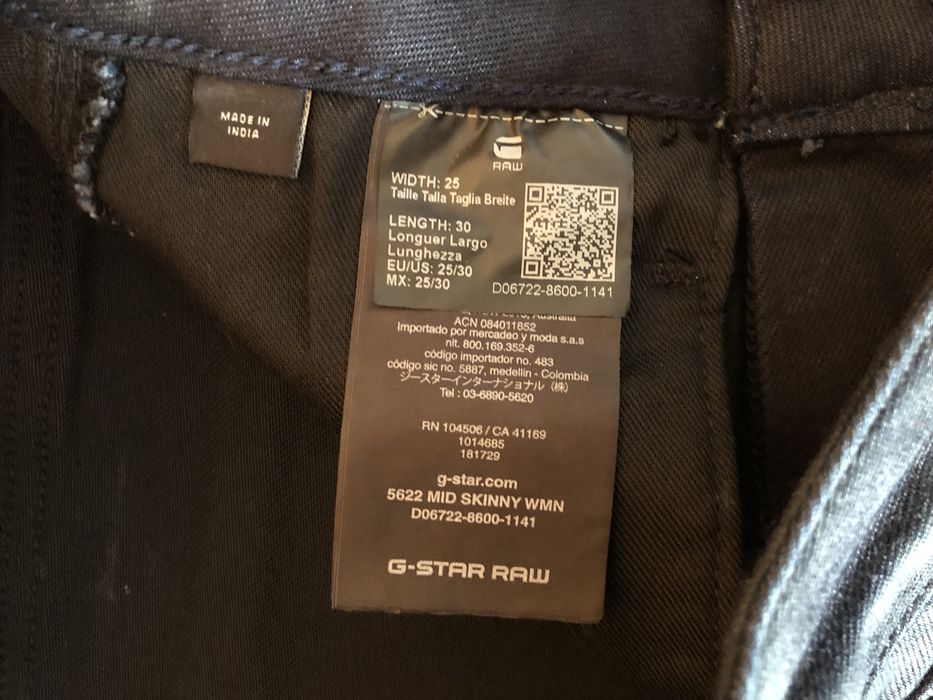 G-Star RAW 5622 Mid Waist Skinny Jeans ОРИГИНАЛ дамски дънки 25