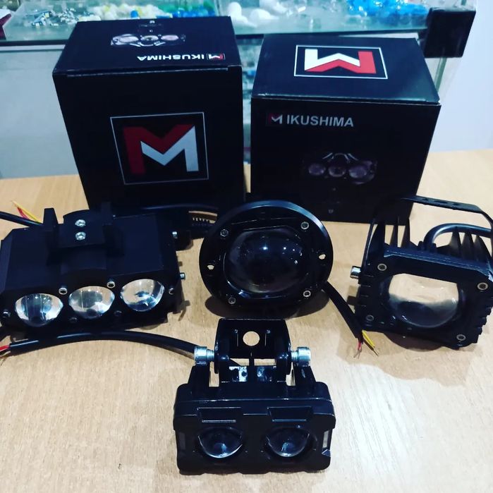 Противотуманки LED два режима белый/ жёлтый от 10000 за комплект