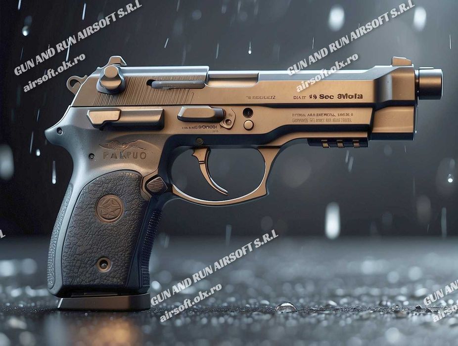 Pistol cu Modificare 6J! : In Intregime DIN METAL ~POWER+ Co2 Gaz NOU