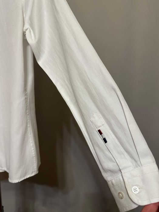 U.S. POLO ASSN. бяла класическа риза