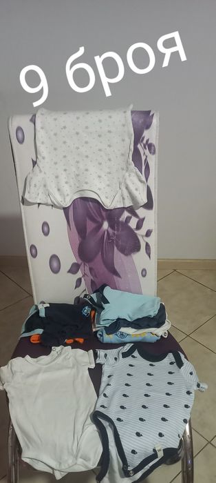 Бебешки дрехи 50-56 см момче/момиче  0-3месеца