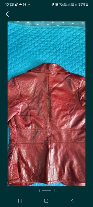 Geaca piele naturala marime S