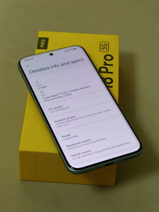 Xiaomi Poco M8 Pro 5G Green, 12GB RAM, 512GB Stocare