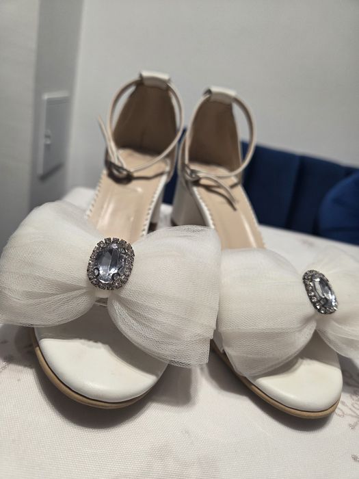 Sandale mireasa piele