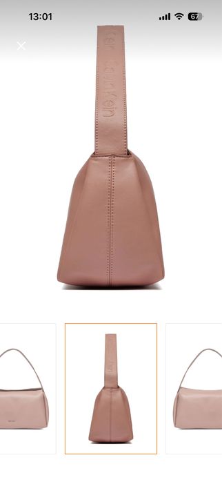 Calvin Klein дамска чанта пепел от рози