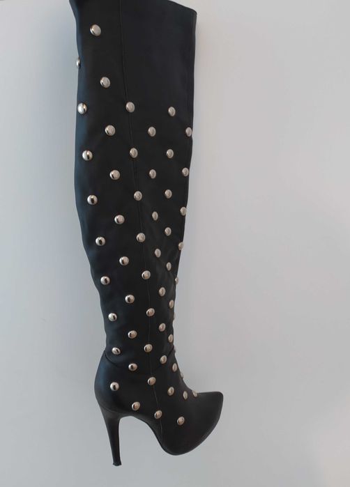 Cizme lungi piele 37