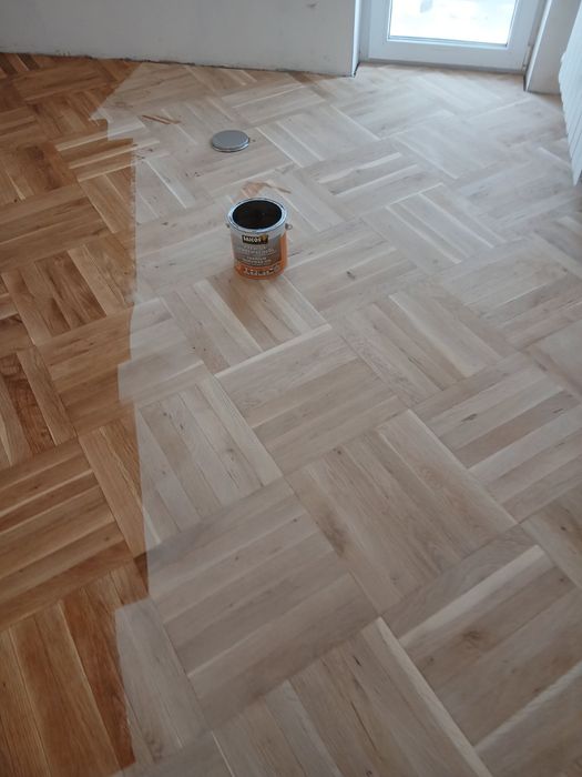 Масивен  дъбов паркет