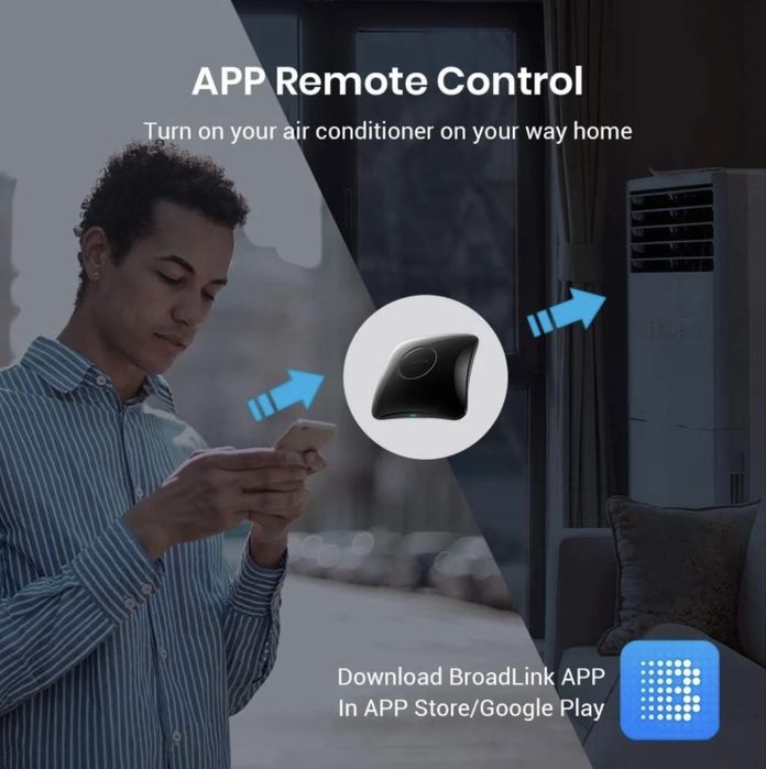 Telecomanda inteligenta Broadlink RM4 pro, RF, IR, WIFI - Smart Google