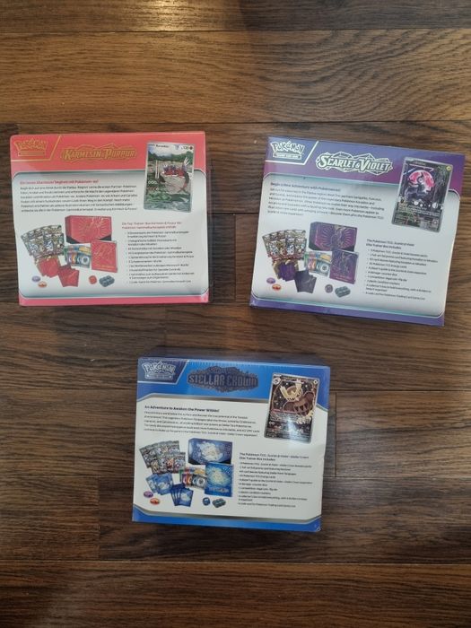 Pokemon etb( preț pe buc)