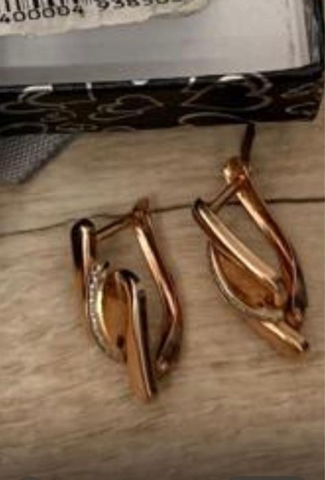 Золотые серьги 585 проба