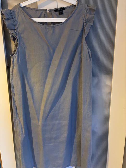 Rochie din in si bumbac Esmara masura 44