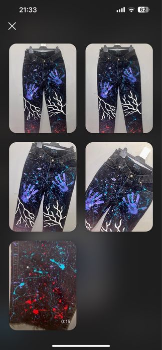 blugi costom diferite culori