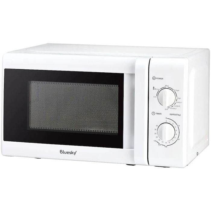 Cuptor cu microunde Bluesky BMG20M-18, 700W, 20 Litri, Alb