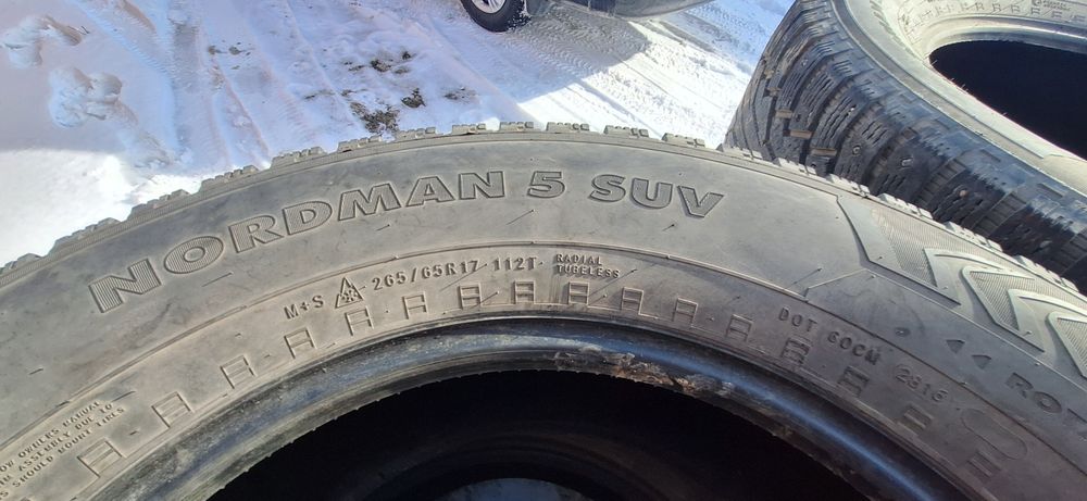 Шины зимние R17 nokian 265 65