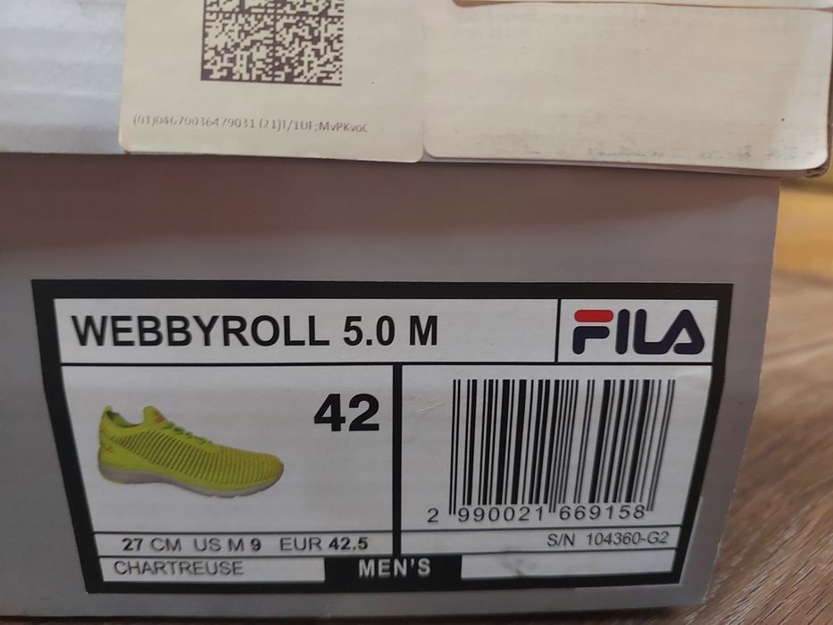 Кроссовки "Fila", "Riebok". 42.