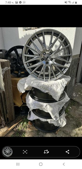 Джанти с зимни гуми за мерцедес 20