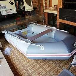 Barca nouă gonflabila ~2.40kila V podină bancă vasle, sfoară ancoră