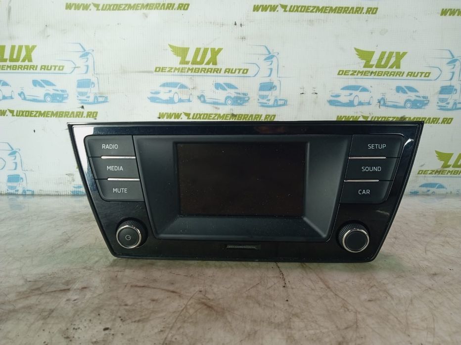 Radio cd player 6v0035867e Skoda Fabia NJ [2014 - 2018] 1.4 tdi CUSB