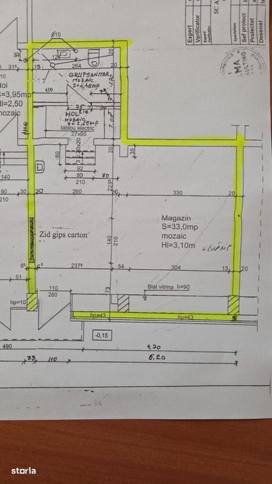 Inchiriez comercial in Deva, zona Horea, suprafata utila 40 mp,