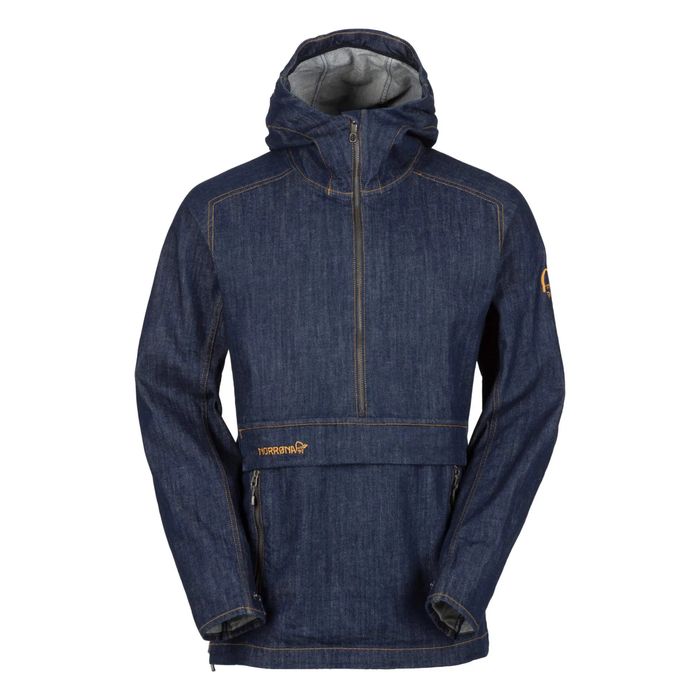Norrona Svalbard Denim Anorak-оригинално мъжко яке