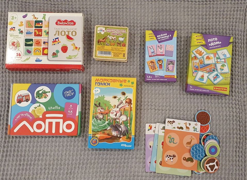 Детские настольные развивающие игры