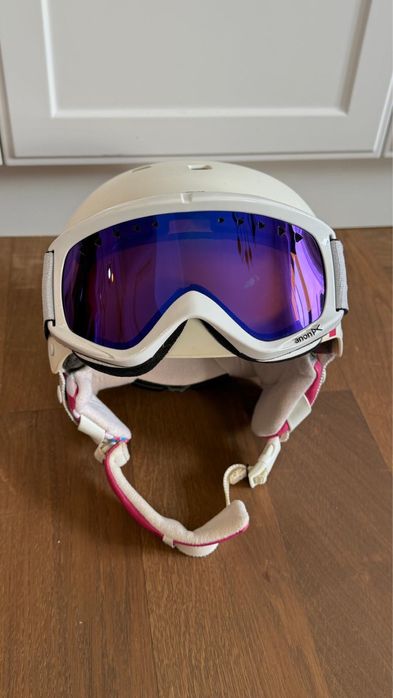 Casca Salomon si ochelari Anon