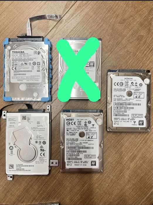 Продам жёсткие диски от ноутбука