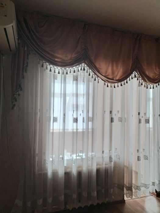 Занавеска б. у размер Подойдет на 3 - 3.5 метра