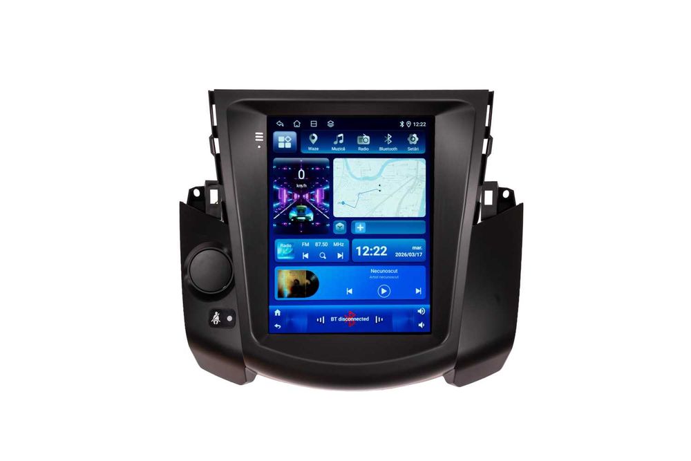 Navigatie Toyota Rav 4 Tip Tesla Ecran Vertical Android 14 Carplay Wireless Android Auto + Camera