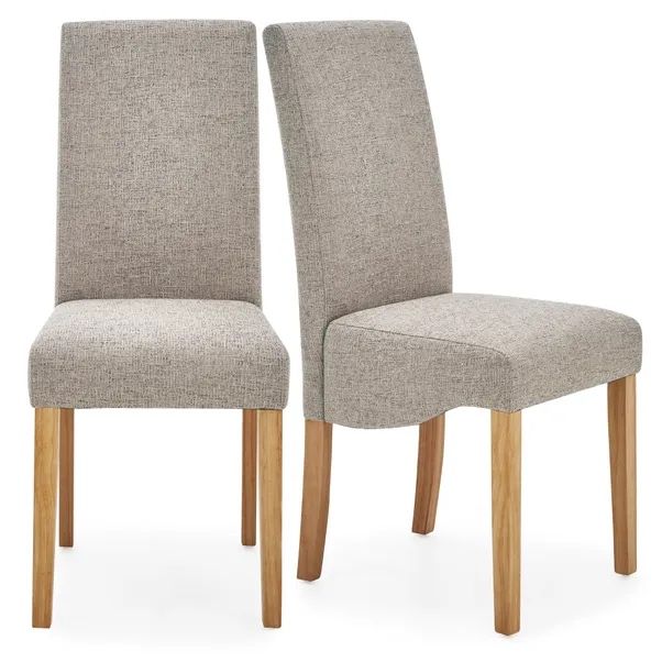 Set de 2 scaune de sufragerie Ethan, noi