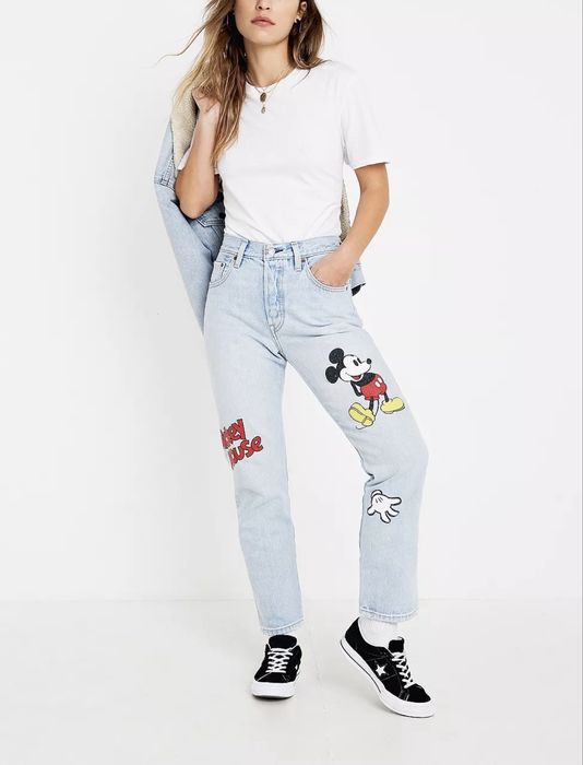 Levi’s x Mickey Mouse 501 Crop Jeans ОРИГИНАЛНИ дамски дънки - 27