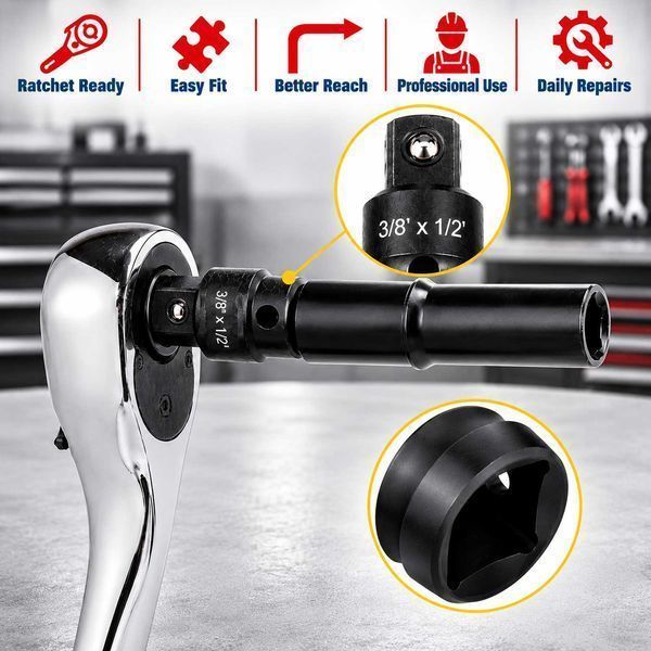 Комплект ударни адаптери 8 бр. gebo tools