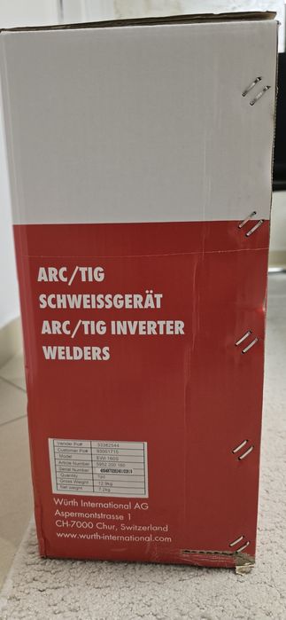 Apărat sudura de la wurth/model ewi  160s new/nou sigilat neutilizat/