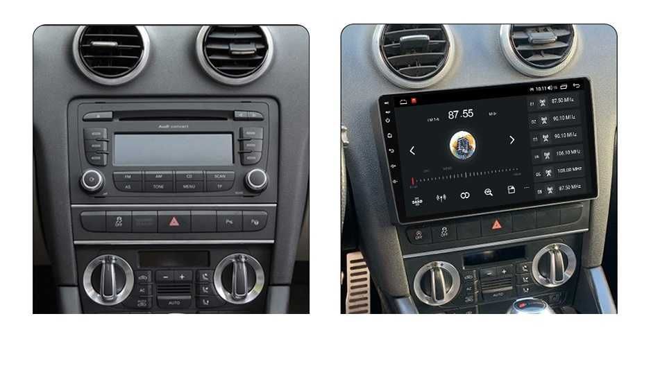 Navigatie Gps Audi A3 ( 2002 - 2012 ) Noua Garantie Camera Marsarier