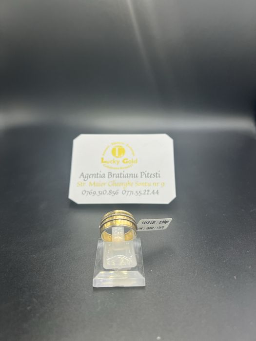 Inel aur 14k 2.58 gr marimea 16 cod 15242