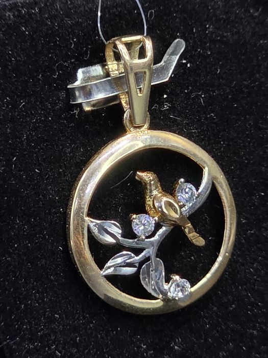 Золото 585  Кулон  Масса: 1,26