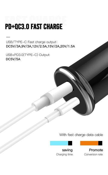 Incarcator auto priza APPLE iPhone XS Max 11 Pro 12 mini 13 14 Plus 15