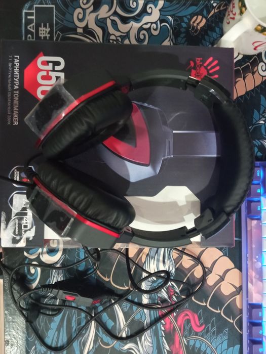 Наушники игровые с микрофоном Bloody G501