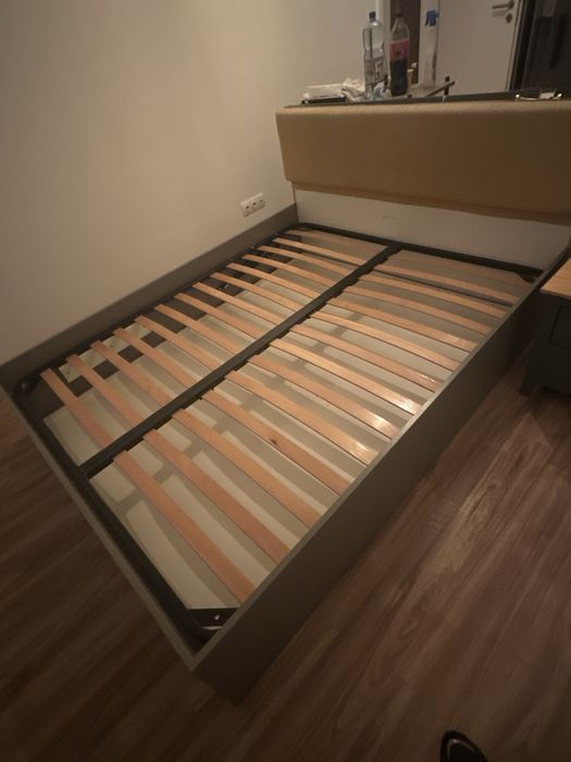 Pat rabatabil pal 160x 200 si noptiera