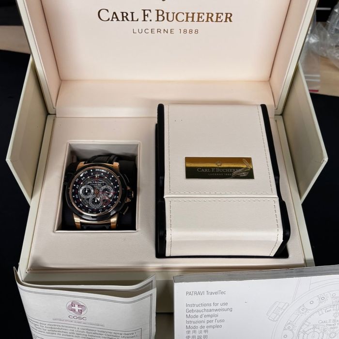 Carl F Bucherer full gold editie limitata 125buc