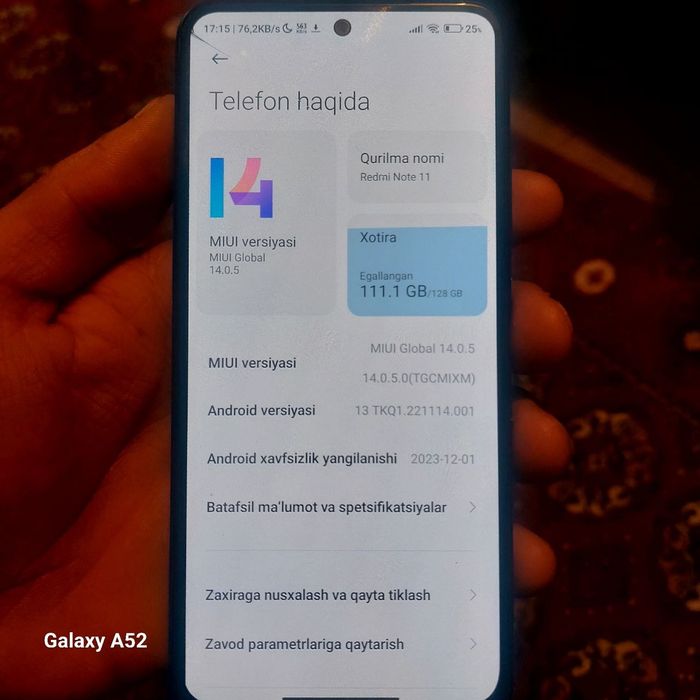 Redmi note 11  Ideal